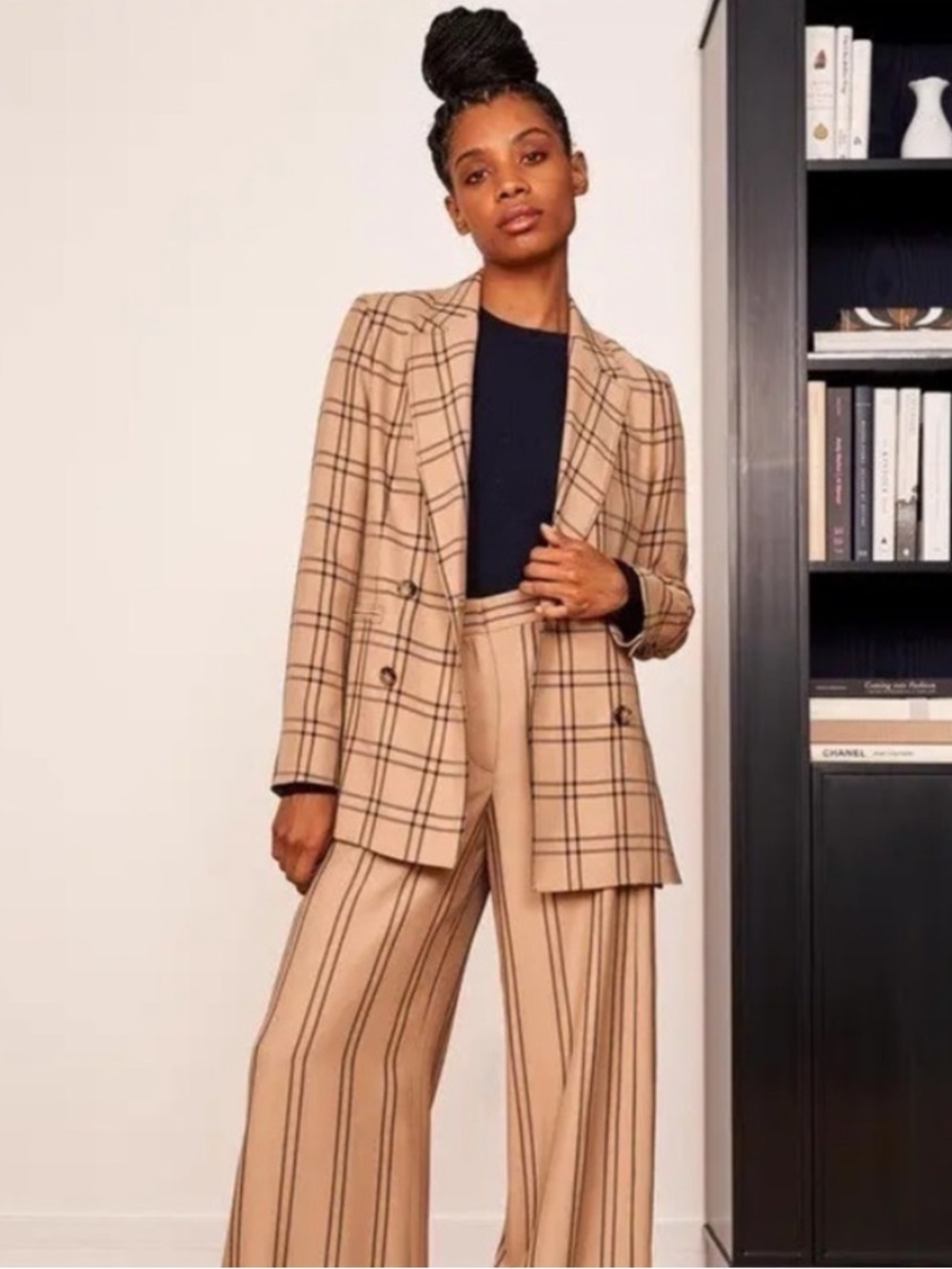 La Ligne |‎ Plaid Print Blazer